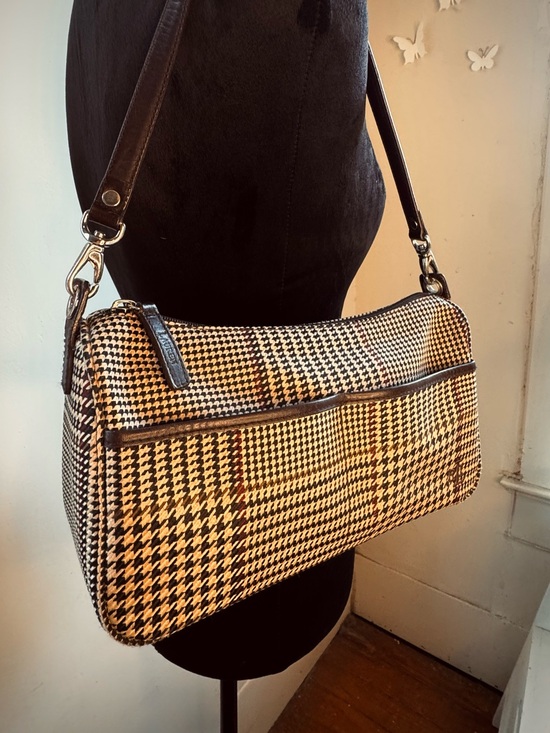 Lauren Ralph Lauren Handbags - ‼️SOLD‼️ Vintage 1993 Ralph Lauren Houndstooth Shoulder Bag